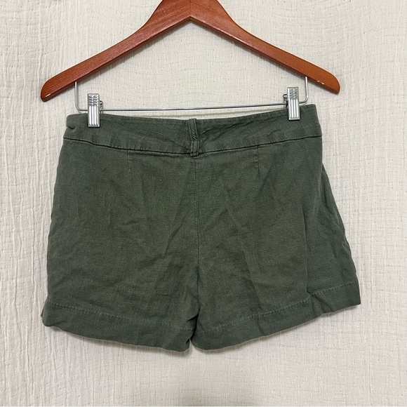 Calvin Klein linen shorts size 2 - Picture 3 of 6